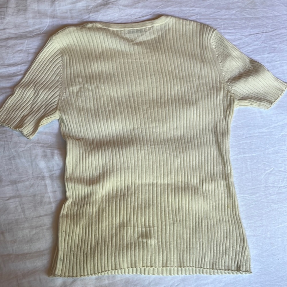 Equipment Ribbed Top / sweater Size S - Picture 2 of 4